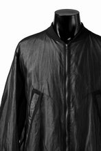 Load image into Gallery viewer, KLASICA FLIGHT PC-1 JACKET / TRANSLUCENT ORGANDY (BLACK)