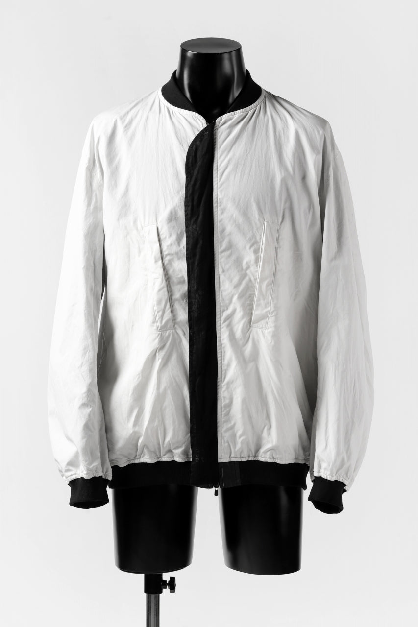Load image into Gallery viewer, KLASICA FLIGHT PC-1 JACKET / TRANSLUCENT ORGANDY (BLACK)
