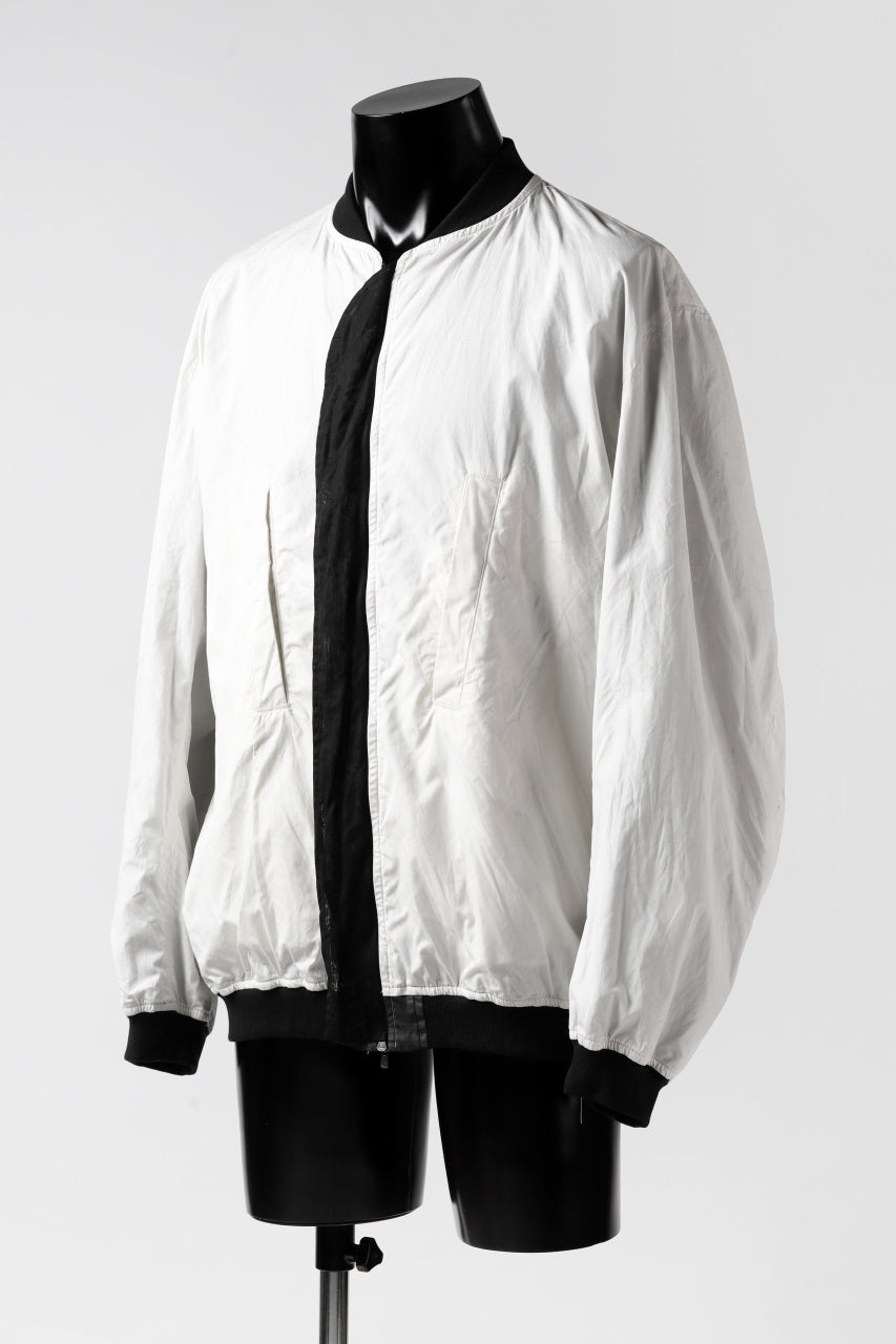 Load image into Gallery viewer, KLASICA FLIGHT PC-1 JACKET / TRANSLUCENT ORGANDY (BLACK)