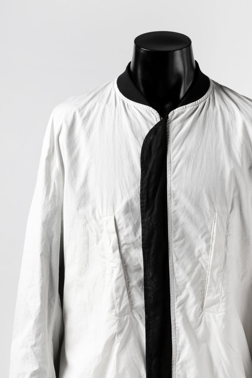 Load image into Gallery viewer, KLASICA FLIGHT PC-1 JACKET / TRANSLUCENT ORGANDY (BLACK)