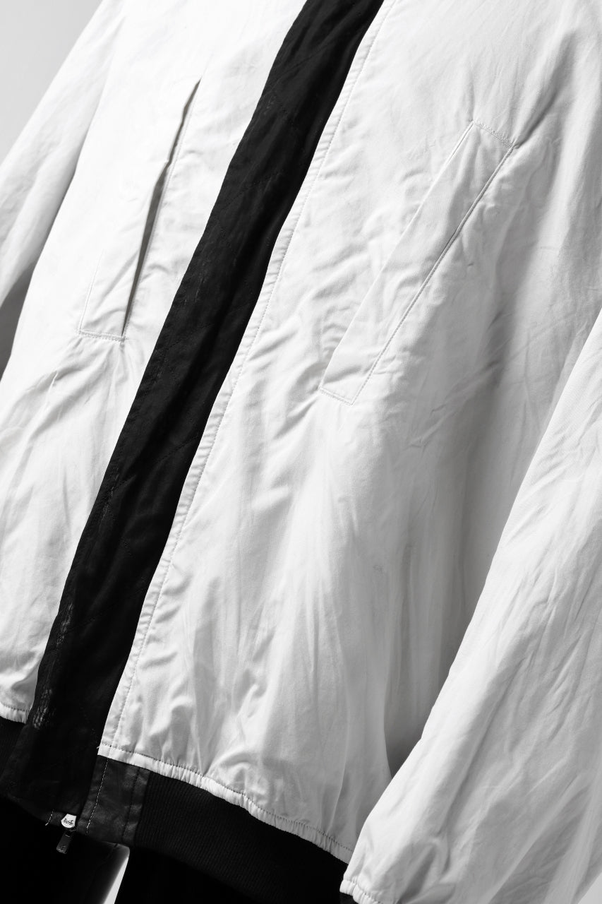 Load image into Gallery viewer, KLASICA FLIGHT PC-1 JACKET / TRANSLUCENT ORGANDY (BLACK)