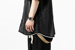 Load image into Gallery viewer, KLASICA SH-33(edit.2) 2 LAYERED SHIRT / TRANSLUCENT ORGANDY (BLACK)