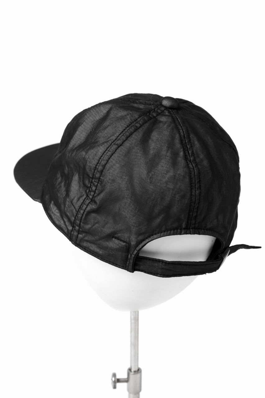 画像をギャラリービューアに読み込む, KLASICA AMPIER CAP / TRANSLUCENT ORGANDY (BLACK)