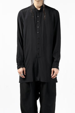 Load image into Gallery viewer, KLASICA exclusive SH-021 LONG SHIRT / FUJI ETTE (BLACK)