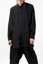 Load image into Gallery viewer, KLASICA exclusive SH-021 LONG SHIRT / FUJI ETTE (BLACK)
