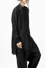 Load image into Gallery viewer, KLASICA exclusive SH-021 LONG SHIRT / FUJI ETTE (BLACK)
