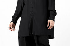 Load image into Gallery viewer, KLASICA exclusive SH-021 LONG SHIRT / FUJI ETTE (BLACK)
