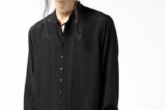 Load image into Gallery viewer, KLASICA exclusive SH-021 LONG SHIRT / FUJI ETTE (BLACK)