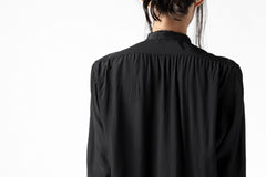 Load image into Gallery viewer, KLASICA exclusive SH-021 LONG SHIRT / FUJI ETTE (BLACK)