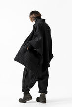Load image into Gallery viewer, KLASICA SABRON WIDE TAPERED TROUSERS / MONOTONE HOUND TOOTH (BLACK)