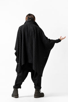 Load image into Gallery viewer, KLASICA SABRON WIDE TAPERED TROUSERS / MONOTONE HOUND TOOTH (BLACK)