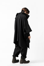 画像をギャラリービューアに読み込む, KLASICA MARGOT PONCHO COAT / WOOL FLANNEL (VINTAGE STRIPE)