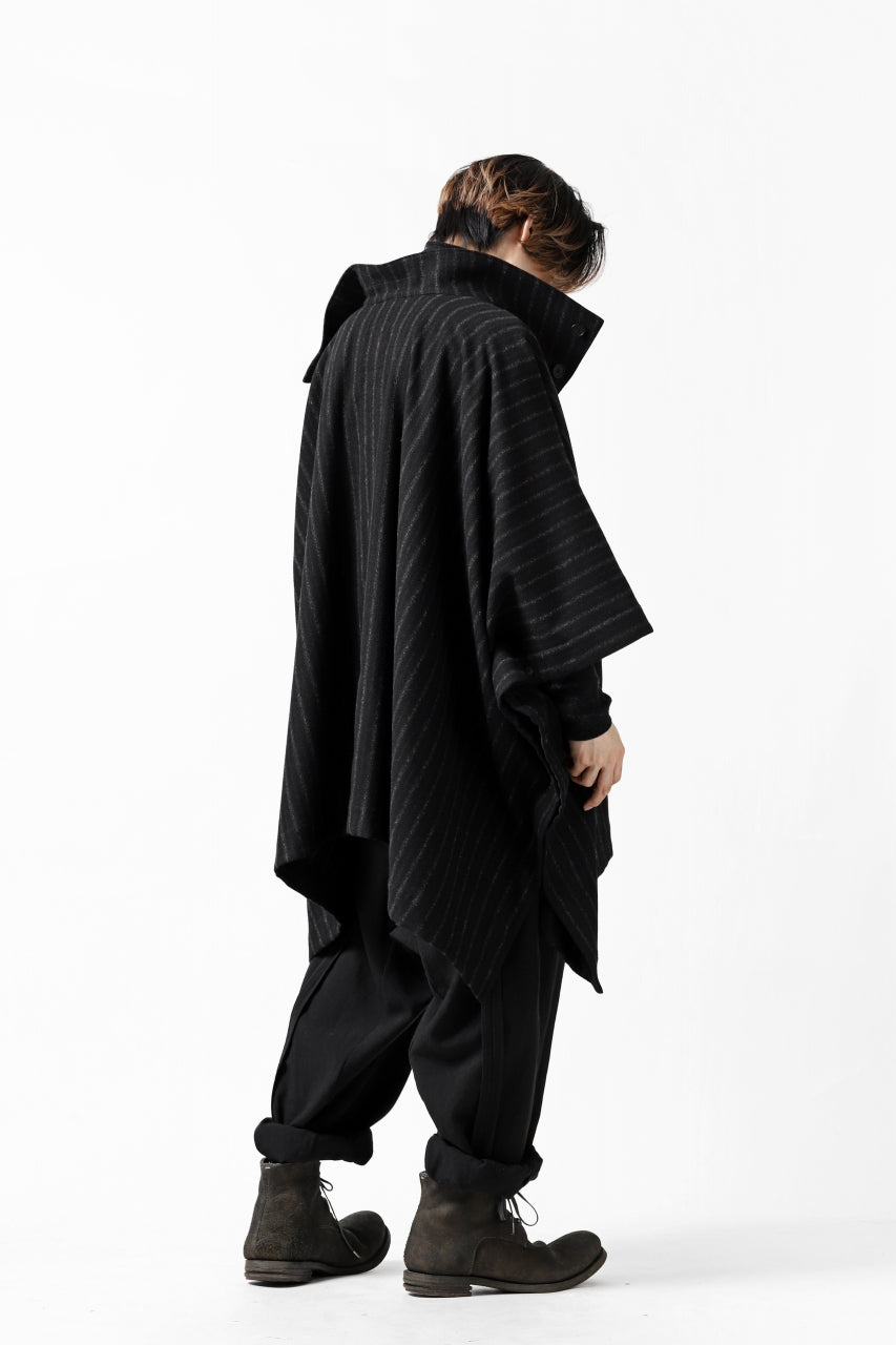 Load image into Gallery viewer, KLASICA SABRON WIDE TAPERED TROUSERS / MONOTONE HOUND TOOTH (BLACK)