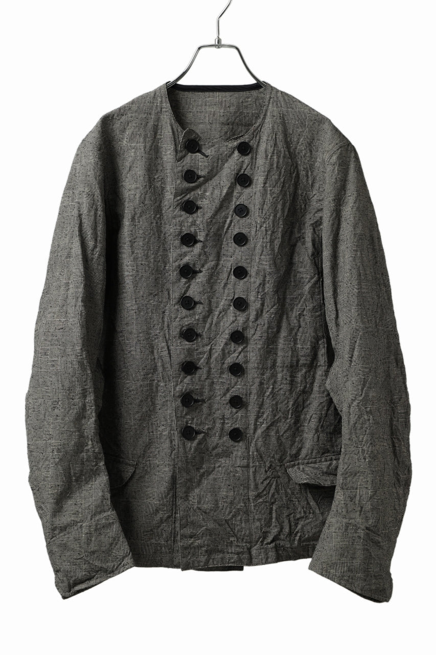 Load image into Gallery viewer, KLASICA VESSER WORK JACKET / ORIGINAL PONGEE NEP (GLEN CHECK)