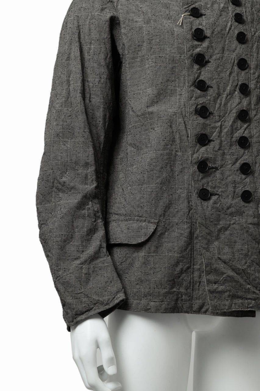 Load image into Gallery viewer, KLASICA VESSER WORK JACKET / ORIGINAL PONGEE NEP (GLEN CHECK)