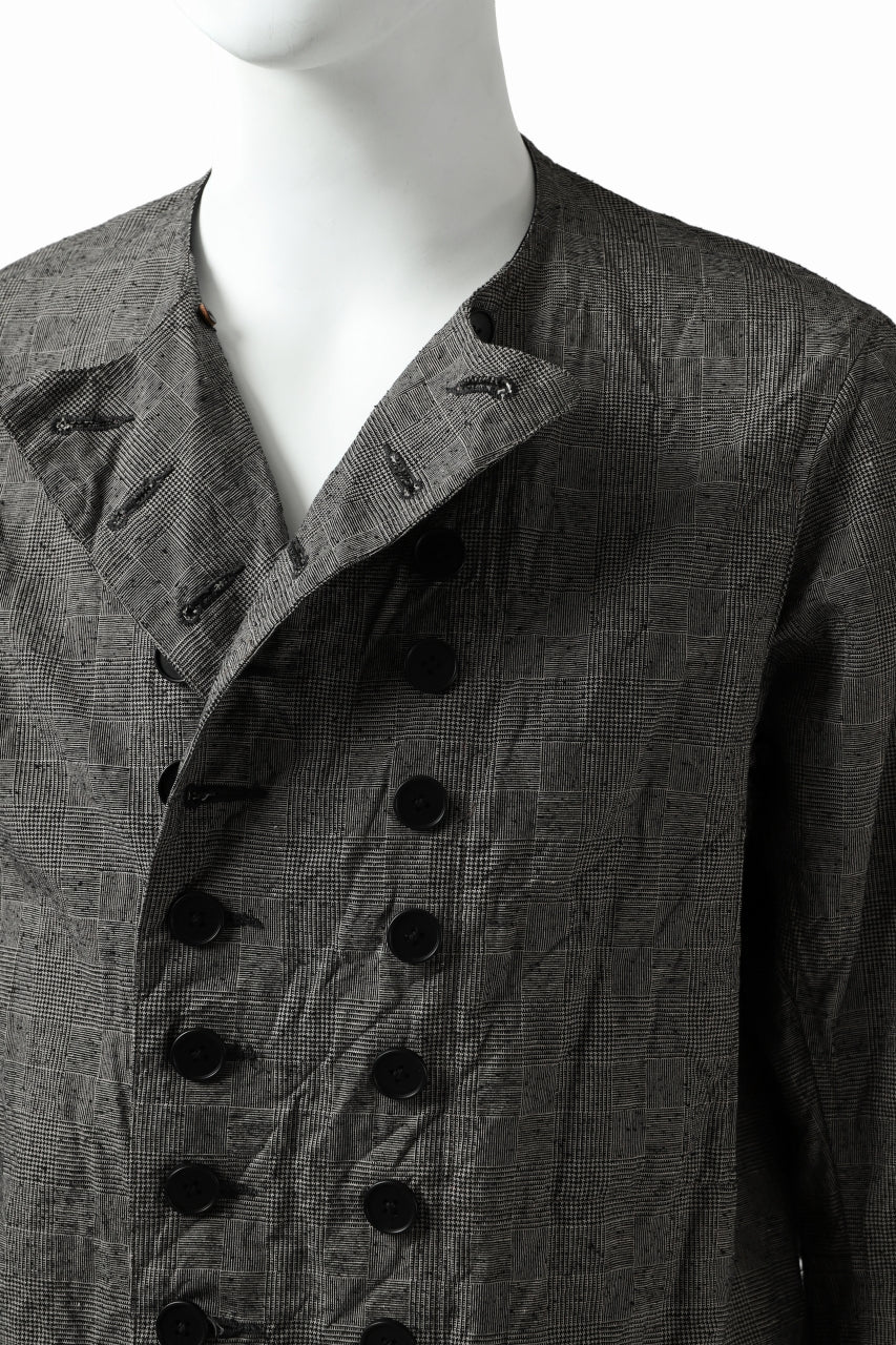Load image into Gallery viewer, KLASICA VESSER WORK JACKET / ORIGINAL PONGEE NEP (GLEN CHECK)