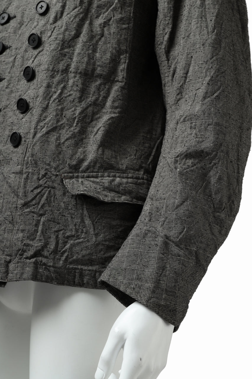 Load image into Gallery viewer, KLASICA VESSER WORK JACKET / ORIGINAL PONGEE NEP (GLEN CHECK)