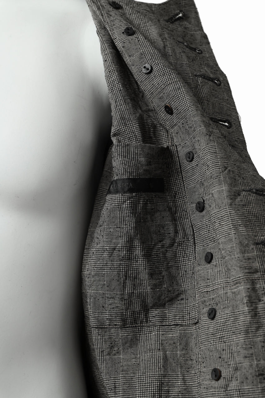 Load image into Gallery viewer, KLASICA VESSER WORK JACKET / ORIGINAL PONGEE NEP (GLEN CHECK)