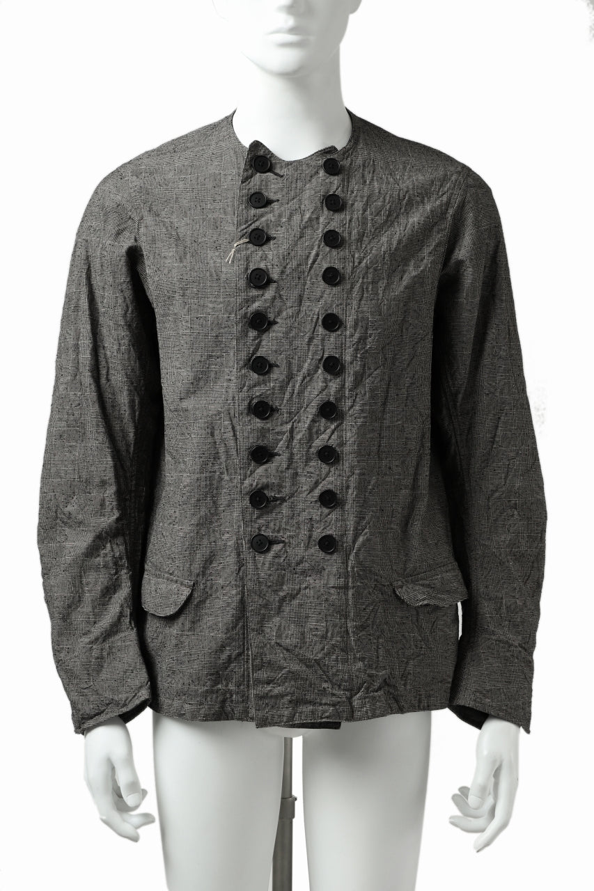 Load image into Gallery viewer, KLASICA VESSER WORK JACKET / ORIGINAL PONGEE NEP (GLEN CHECK)