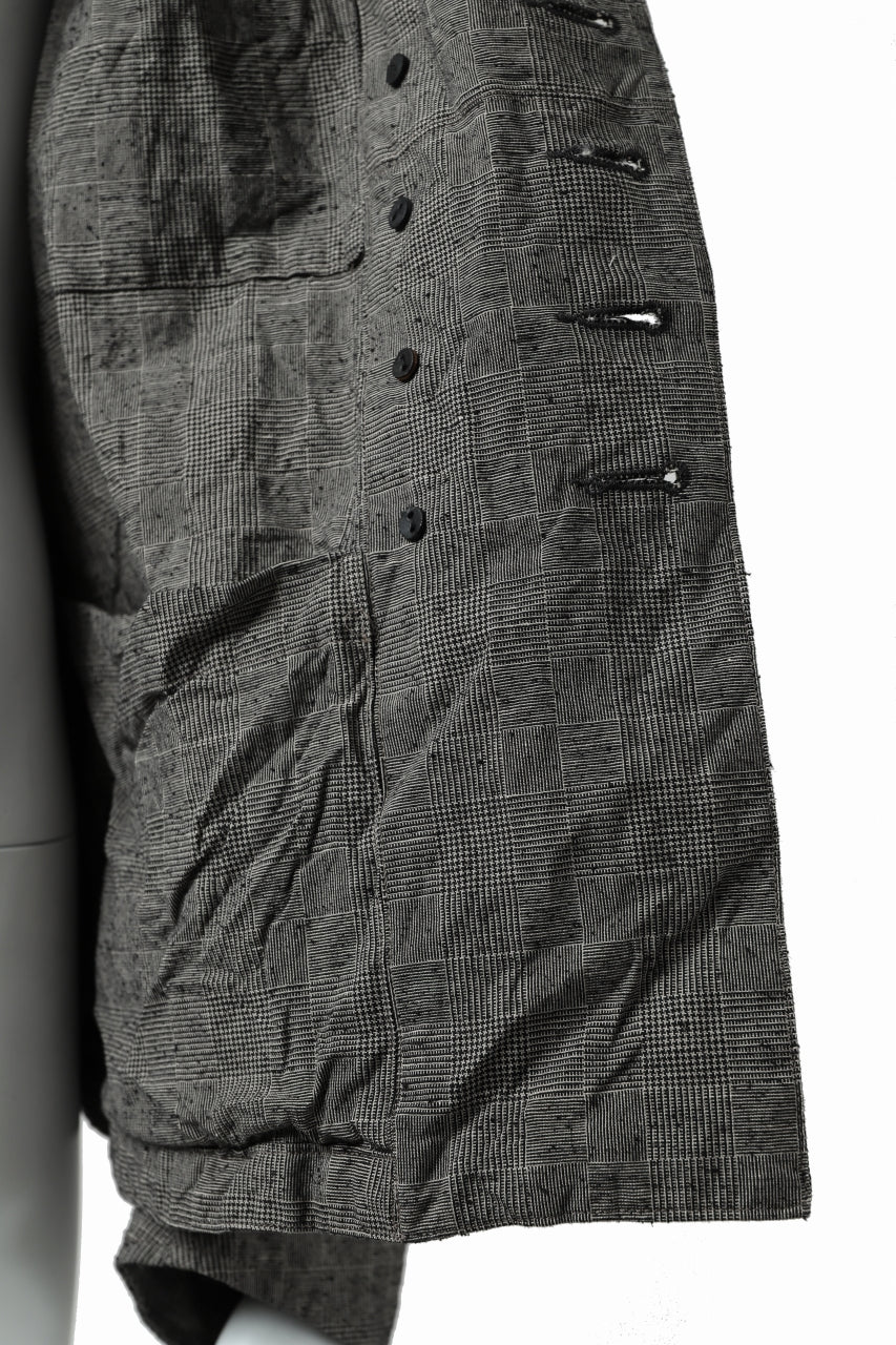 Load image into Gallery viewer, KLASICA VESSER WORK JACKET / ORIGINAL PONGEE NEP (GLEN CHECK)