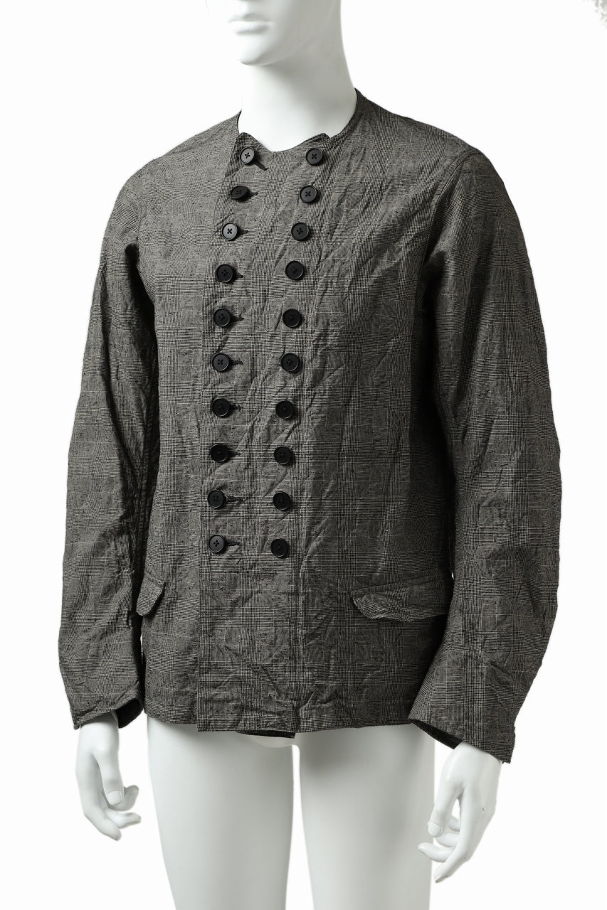 Load image into Gallery viewer, KLASICA VESSER WORK JACKET / ORIGINAL PONGEE NEP (GLEN CHECK)