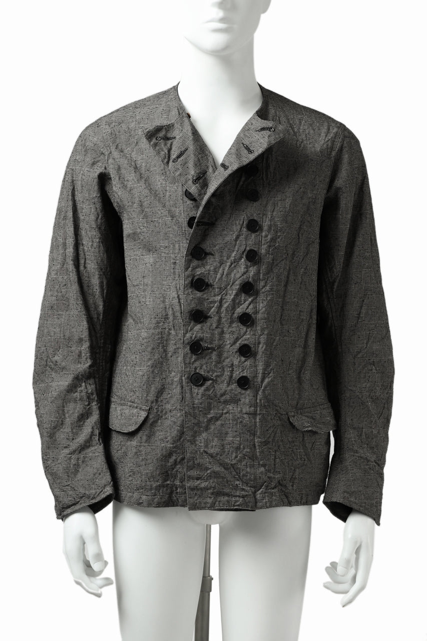 Load image into Gallery viewer, KLASICA VESSER WORK JACKET / ORIGINAL PONGEE NEP (GLEN CHECK)