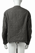 Load image into Gallery viewer, KLASICA VESSER WORK JACKET / ORIGINAL PONGEE NEP (GLEN CHECK)