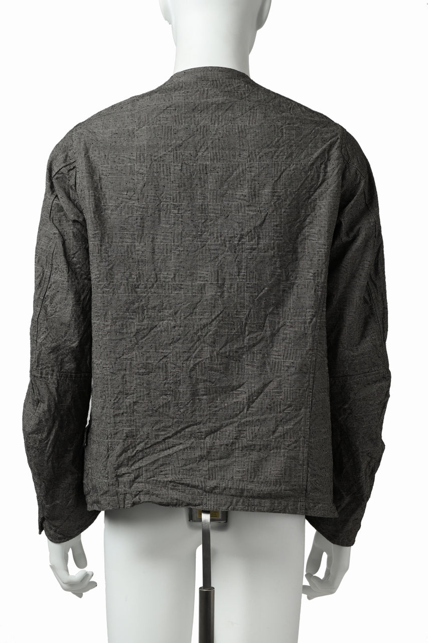 Load image into Gallery viewer, KLASICA VESSER WORK JACKET / ORIGINAL PONGEE NEP (GLEN CHECK)