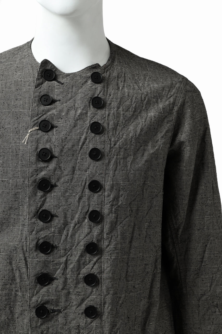 Load image into Gallery viewer, KLASICA VESSER WORK JACKET / ORIGINAL PONGEE NEP (GLEN CHECK)