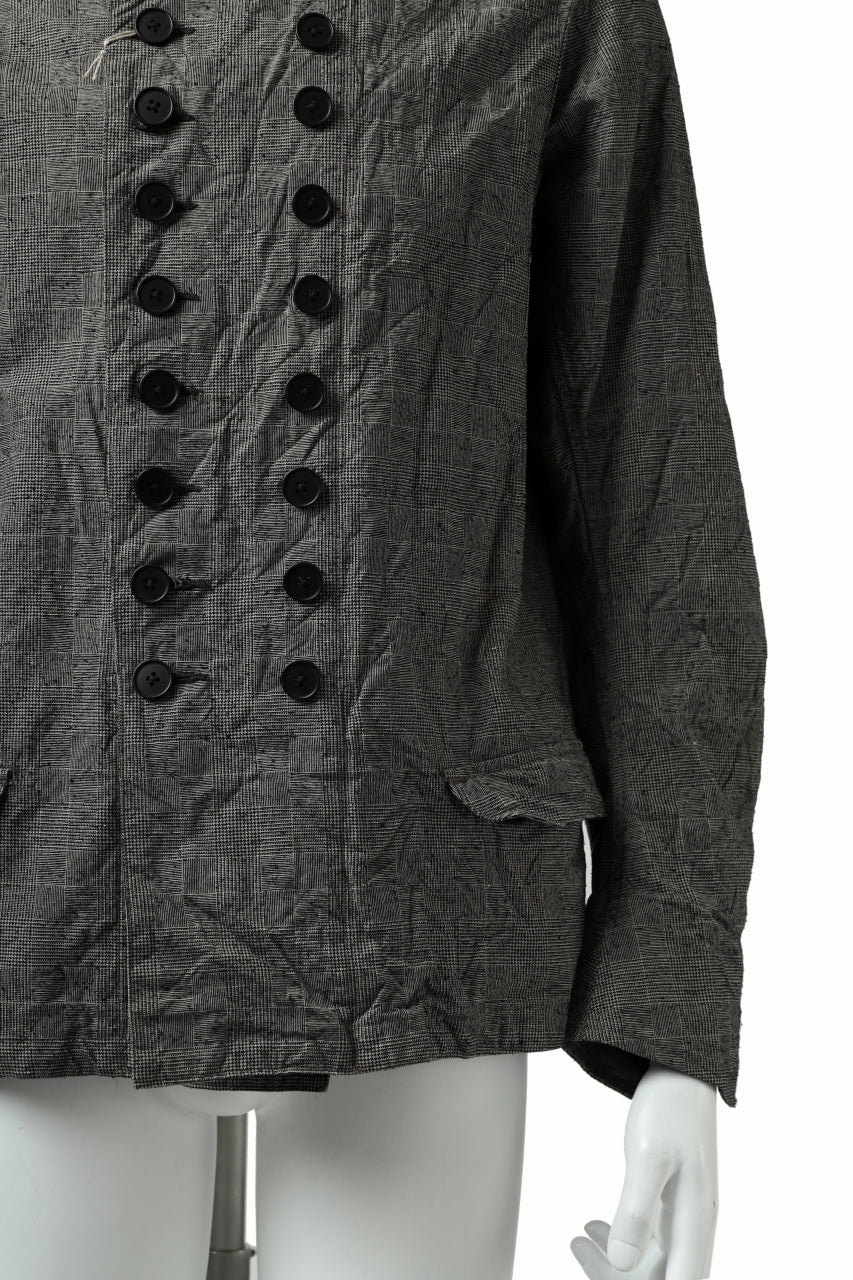 Load image into Gallery viewer, KLASICA VESSER WORK JACKET / ORIGINAL PONGEE NEP (GLEN CHECK)