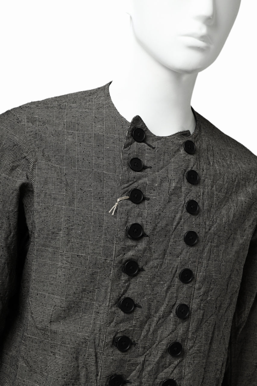 Load image into Gallery viewer, KLASICA VESSER WORK JACKET / ORIGINAL PONGEE NEP (GLEN CHECK)