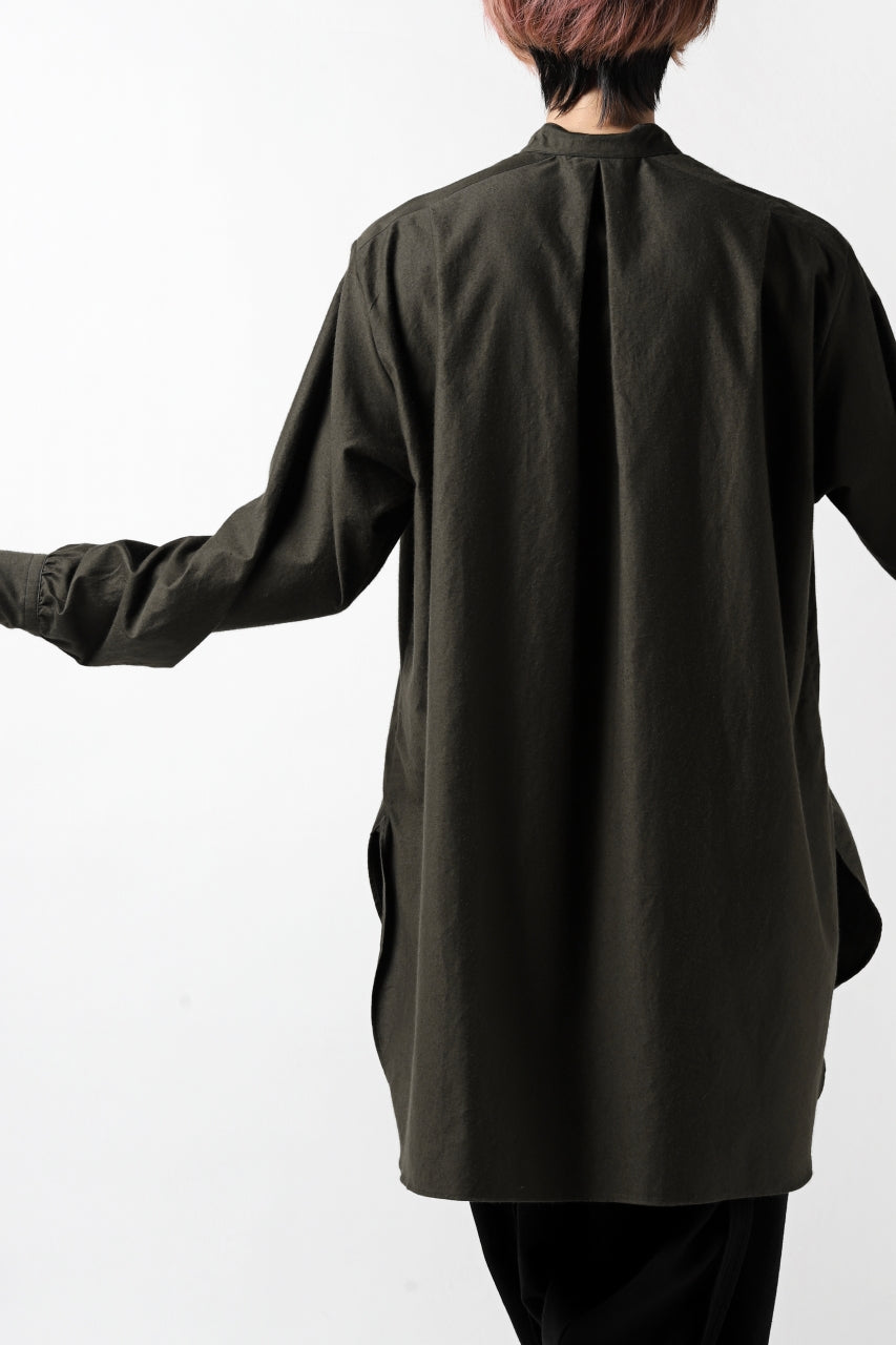 Load image into Gallery viewer, KLASICA SH-038 ATELIER SHIRT / SOFT MICRO MOLESKIN (LOG WOOD)