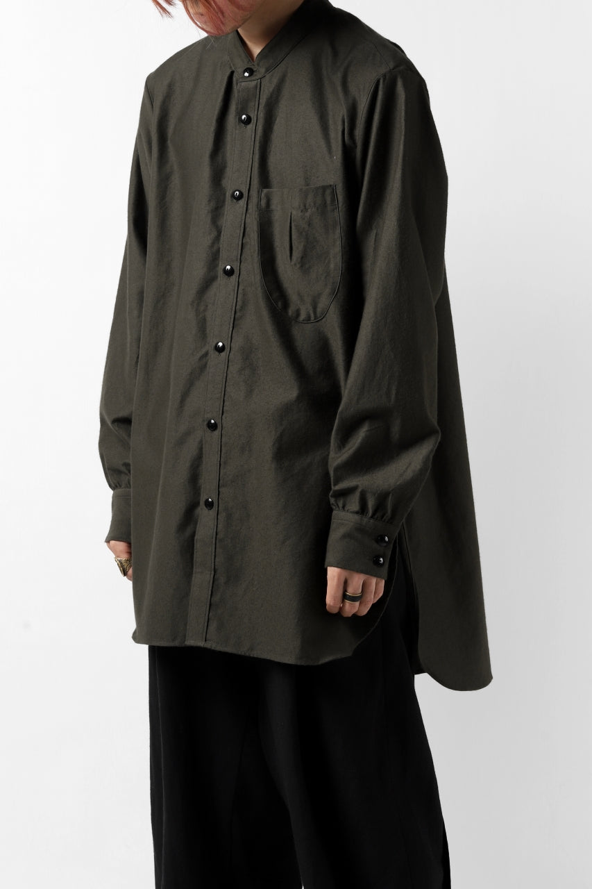 Load image into Gallery viewer, KLASICA SH-038 ATELIER SHIRT / SOFT MICRO MOLESKIN (LOG WOOD)
