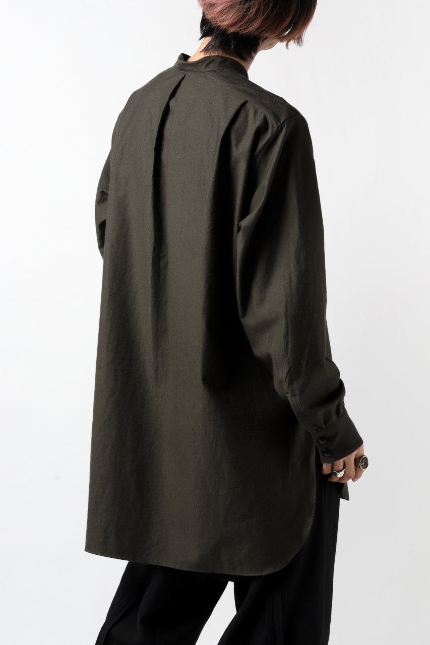 Load image into Gallery viewer, KLASICA SH-038 ATELIER SHIRT / SOFT MICRO MOLESKIN (LOG WOOD)
