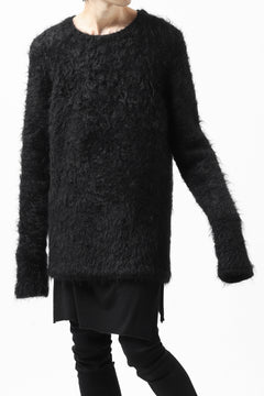 Load image into Gallery viewer, KLASICA BLIND MOHAIR KNIT SWEATER / FLUFFY 3.5G (BLACK)