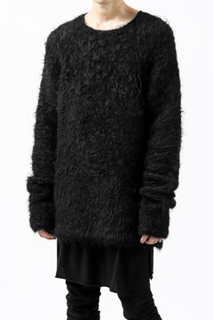 Load image into Gallery viewer, KLASICA BLIND MOHAIR KNIT SWEATER / FLUFFY 3.5G (BLACK)