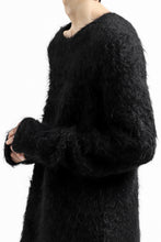 Load image into Gallery viewer, KLASICA BLIND MOHAIR KNIT SWEATER / FLUFFY 3.5G (BLACK)