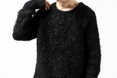 Load image into Gallery viewer, KLASICA BLIND MOHAIR KNIT SWEATER / FLUFFY 3.5G (BLACK)