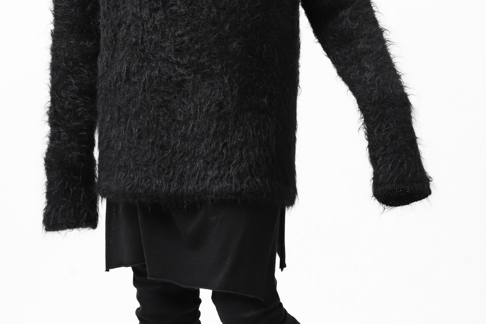 Load image into Gallery viewer, KLASICA BLIND MOHAIR KNIT SWEATER / FLUFFY 3.5G (BLACK)