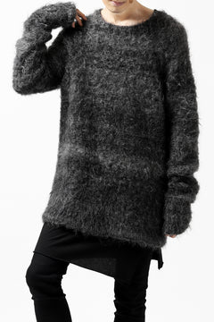 画像をギャラリービューアに読み込む, KLASICA BLIND MOHAIR KNIT SWEATER / FLUFFY 3.5G (MIX GREY)