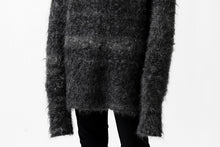画像をギャラリービューアに読み込む, KLASICA BLIND MOHAIR KNIT SWEATER / FLUFFY 3.5G (MIX GREY)