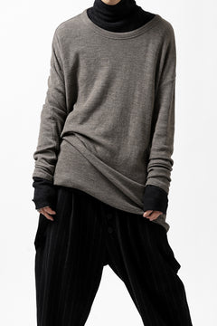Load image into Gallery viewer, KLASICA ASLEEP CREW NECK KNIT SWEATER / WEANER WOOL RIB (FAWN)