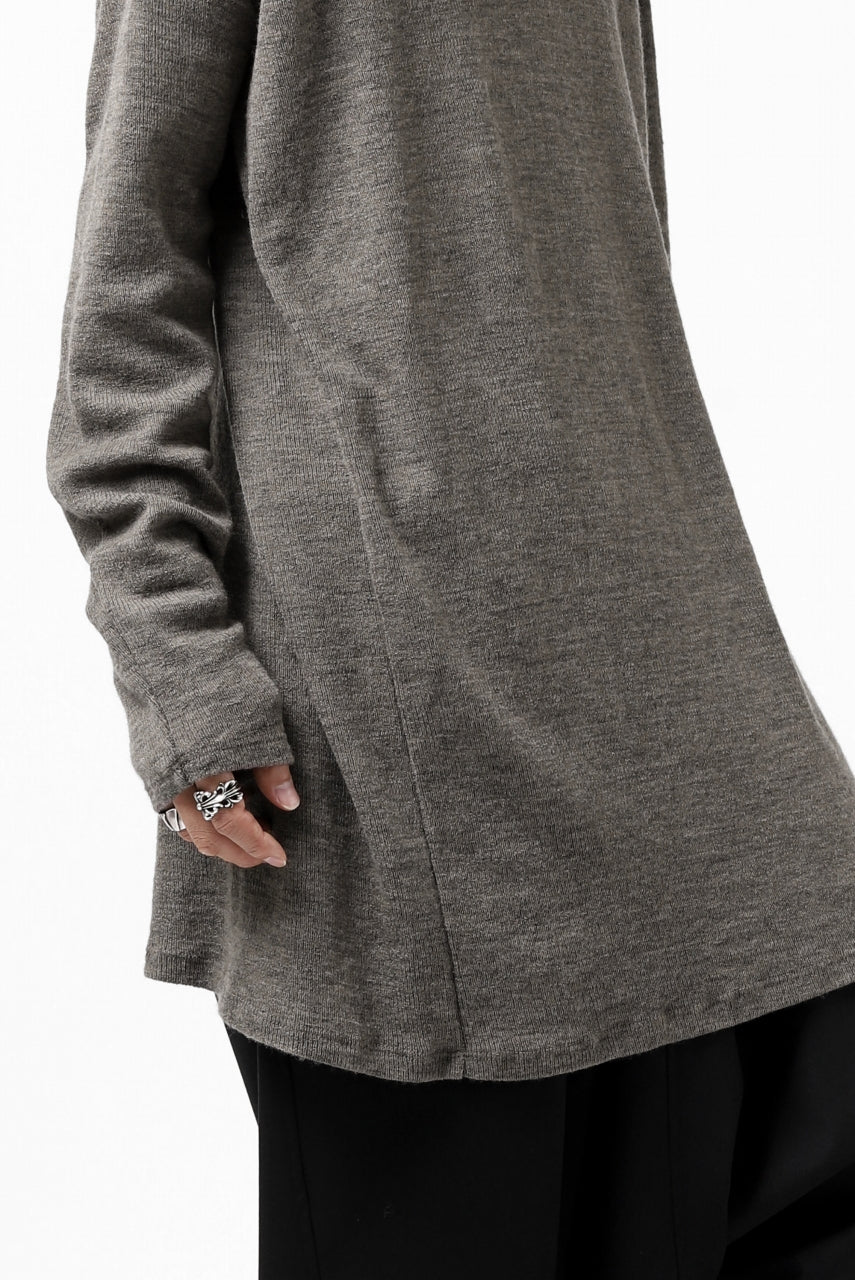 Load image into Gallery viewer, KLASICA ASLEEP CREW NECK KNIT SWEATER / WEANER WOOL RIB (FAWN)