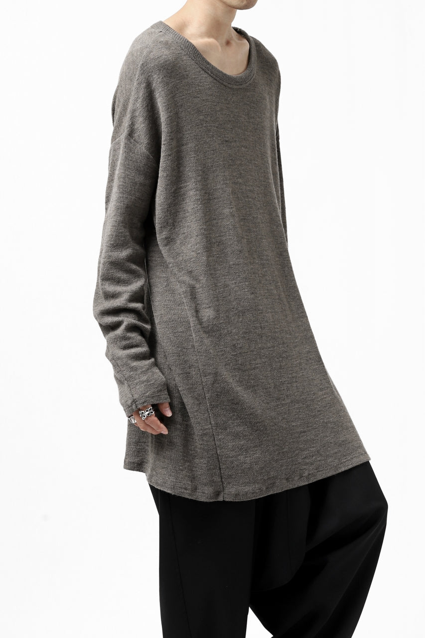 Load image into Gallery viewer, KLASICA ASLEEP CREW NECK KNIT SWEATER / WEANER WOOL RIB (FAWN)