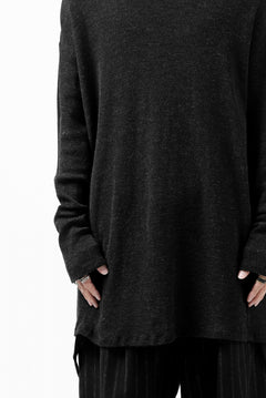 Load image into Gallery viewer, KLASICA ASLEEP CREW NECK KNIT SWEATER / WEANER WOOL RIB (SHADOW)