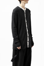 Load image into Gallery viewer, KLASICA BLACK DOG CARDIGAN / WEANER WOOL RIB (SHADOW)