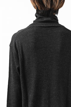 画像をギャラリービューアに読み込む, KLASICA SMOKE TURTLE NECK KNIT SWEATER / WEANER WOOL RIB (SHADOW)
