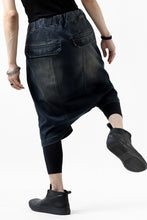 画像をギャラリービューアに読み込む, ISAMU KATAYAMA BACKLASH SARROUEL DENIM SHORTS / EXTREME STRETCH DIRTY (INDIGO)