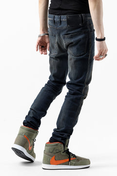 画像をギャラリービューアに読み込む, ISAMU KATAYAMA BACKLASH SKINNY DENIM PANTS / EXTREME STRETCH DIRTY (INDIGO)