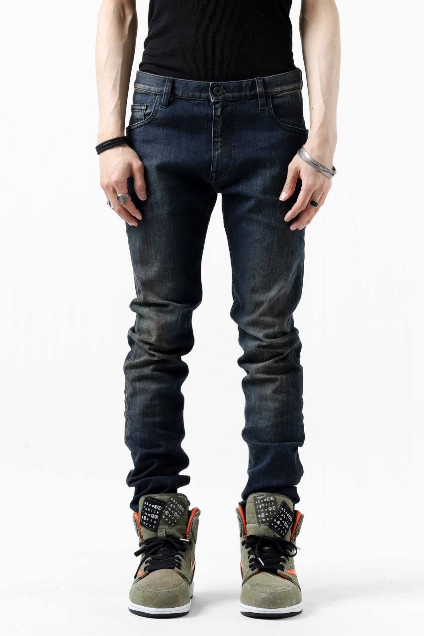 画像をギャラリービューアに読み込む, ISAMU KATAYAMA BACKLASH SKINNY DENIM PANTS / EXTREME STRETCH DIRTY (INDIGO)
